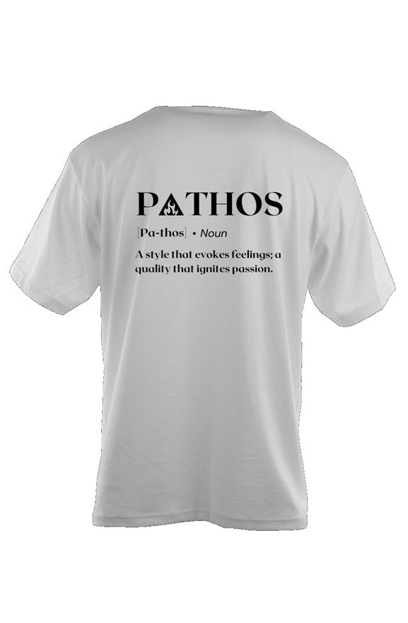 Oversized T-Shirt (Pathos Definition) - White – Pathos Active Wear