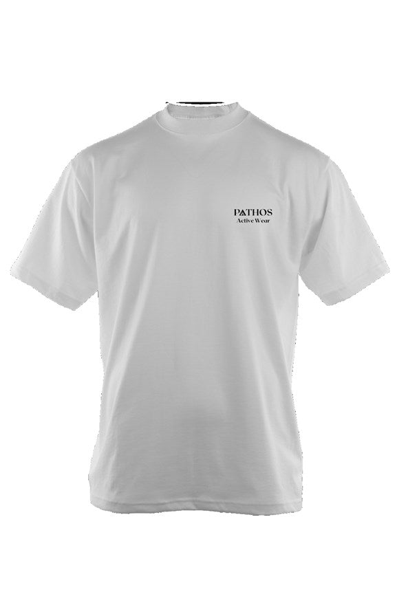 Pathos Oversized Definition) White - T-Shirt – (Pathos Wear Active