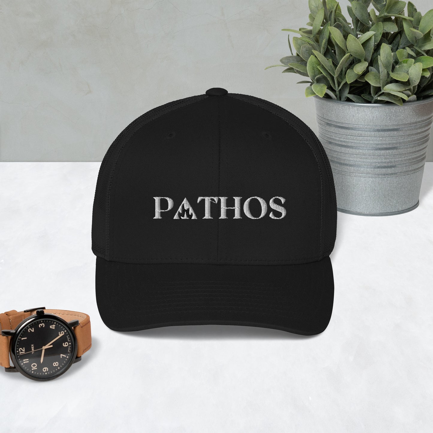 Pathos Snapback Hat - Blackout