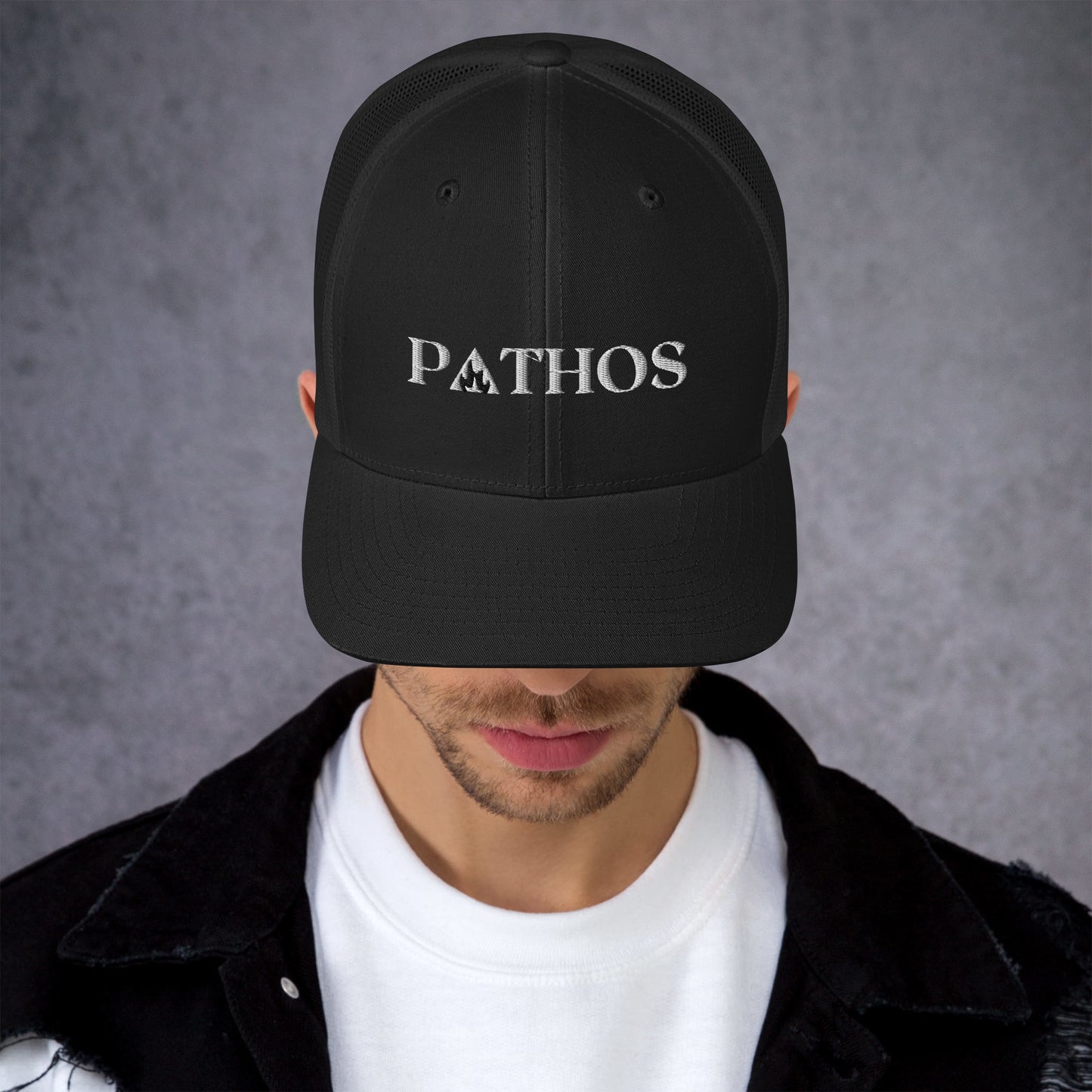 Pathos Snapback Hat - Blackout