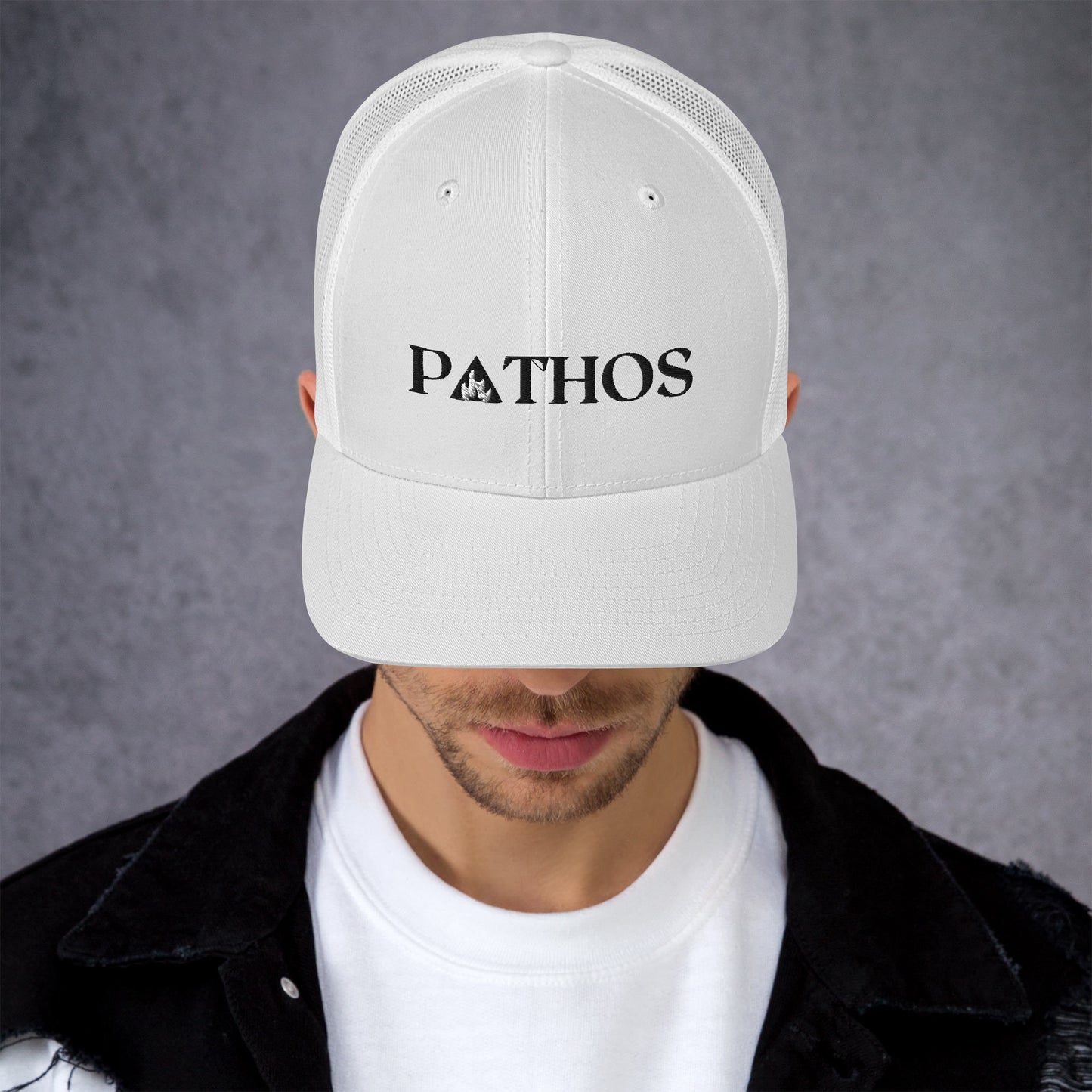 Pathos Snapback Hat - Whiteout